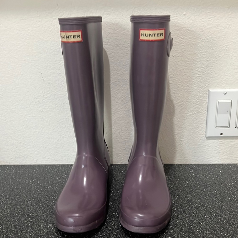 Hunter Rain Boots purple size 4/5 US 3UK